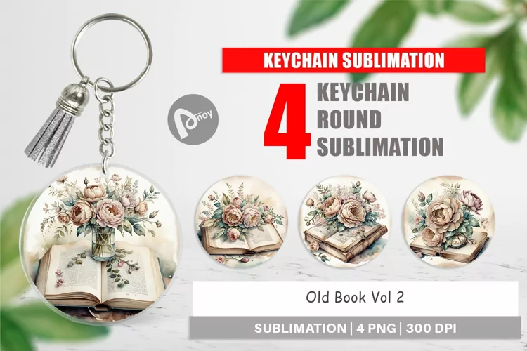 Keychain Old Books