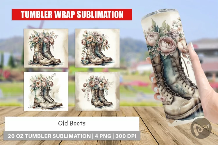 Tumbler Wrap Old Boots