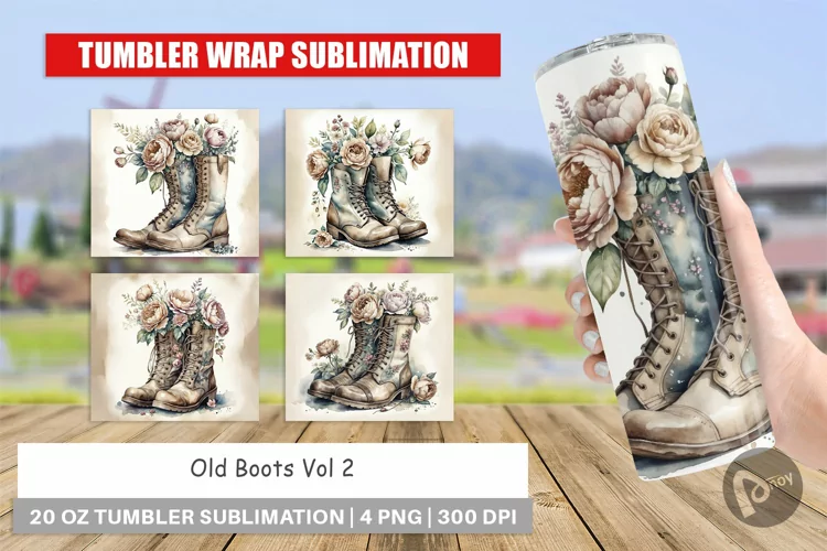 Tumbler Wrap Old Boots