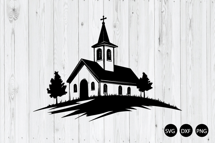 Old Country Church SVG, Church SVG