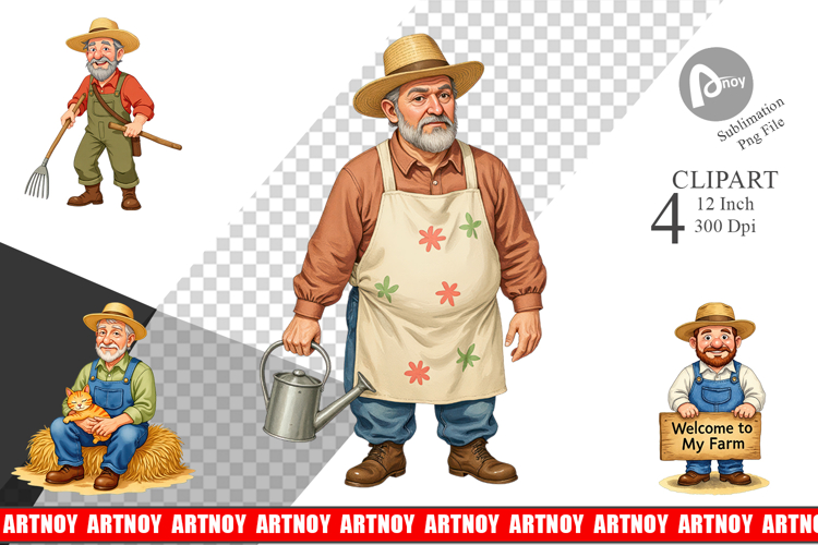 Farmer Clipart Image 3