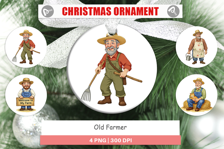 Ornament Old Farmer
