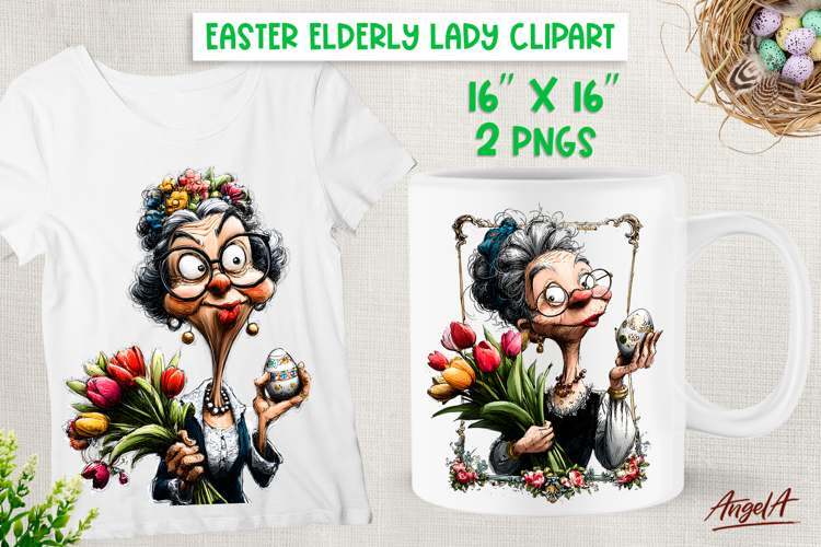 Grandmother Clipart Image 8