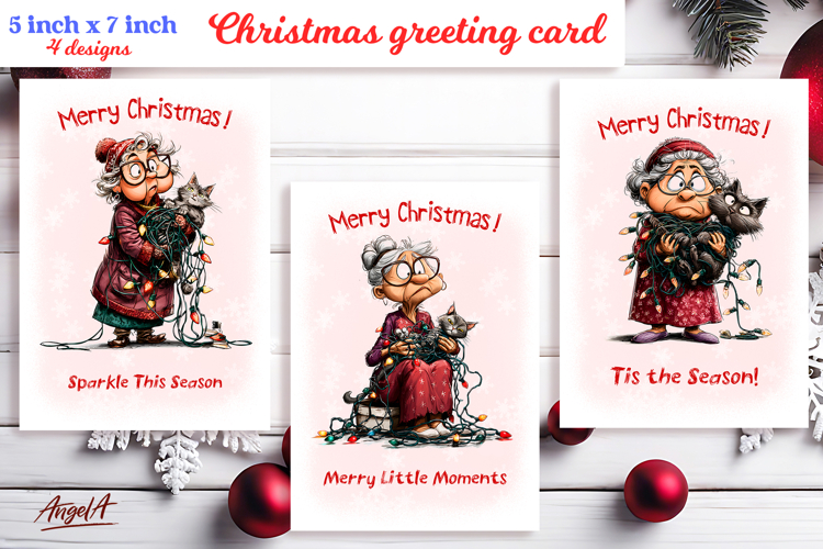 Funny Christmas Card Templates Image 5