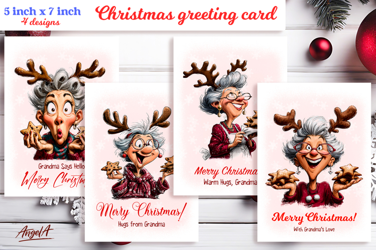 Funny Christmas Card Templates Image 4
