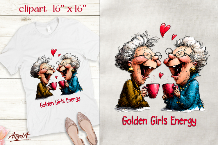Friendship clipart png Elderly ladies friend Funny quote