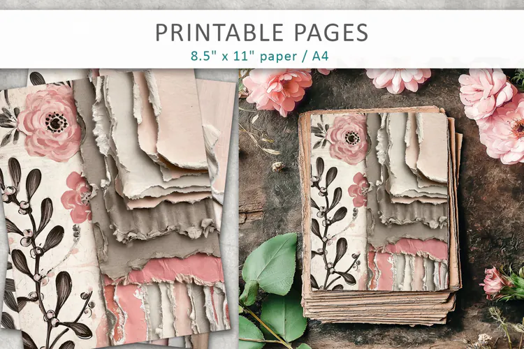 journal pages, aged paper background