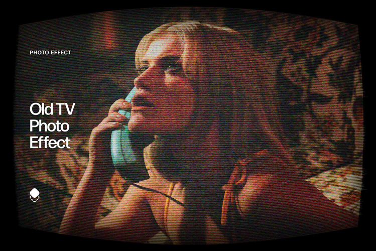 Old TV Photo Effect example image 1