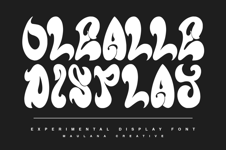Olealle Experimental Display Font