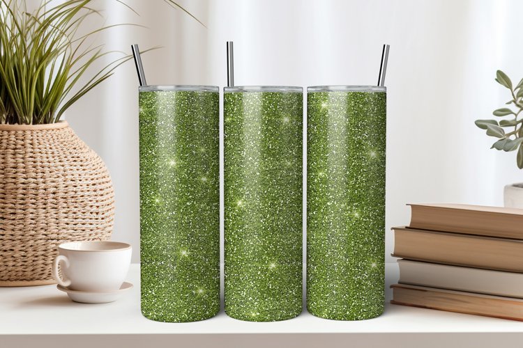 Green Glitter Background Image 6