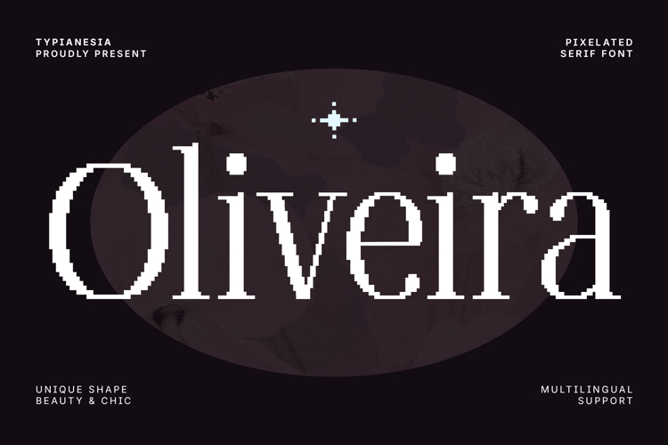 Oliveira - Modern Pixelated Serif Font