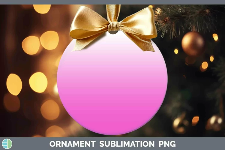 Ombre Berry Ornament Sublimation Bauble Designs