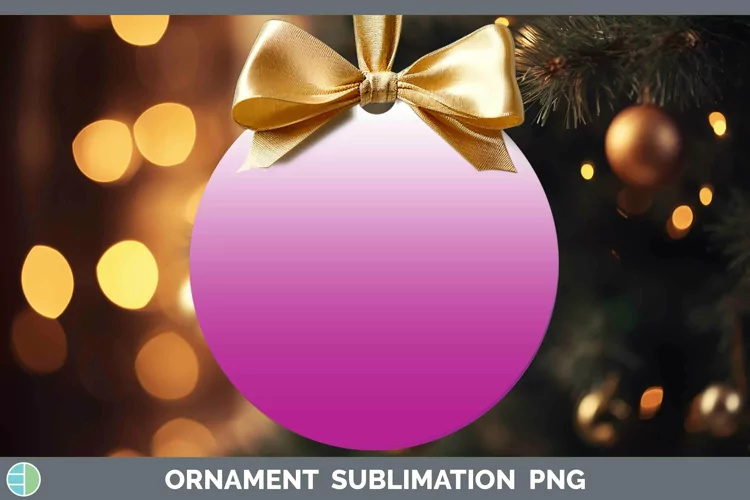 Ombre Berry Ornament Sublimation Bauble Designs
