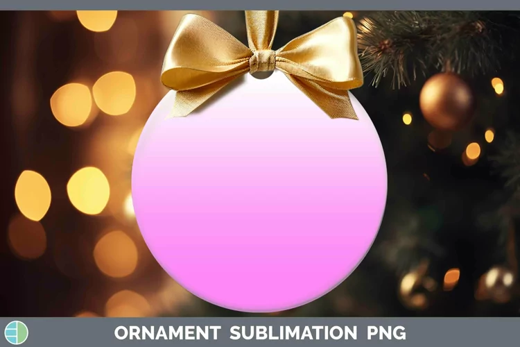 Ombre Berry Ornament Sublimation Bauble Designs