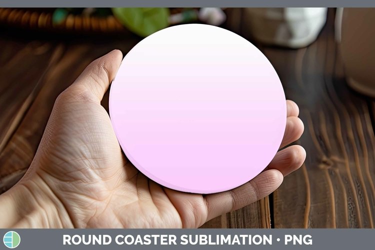 GorgeousOmbre Round Coaster design.