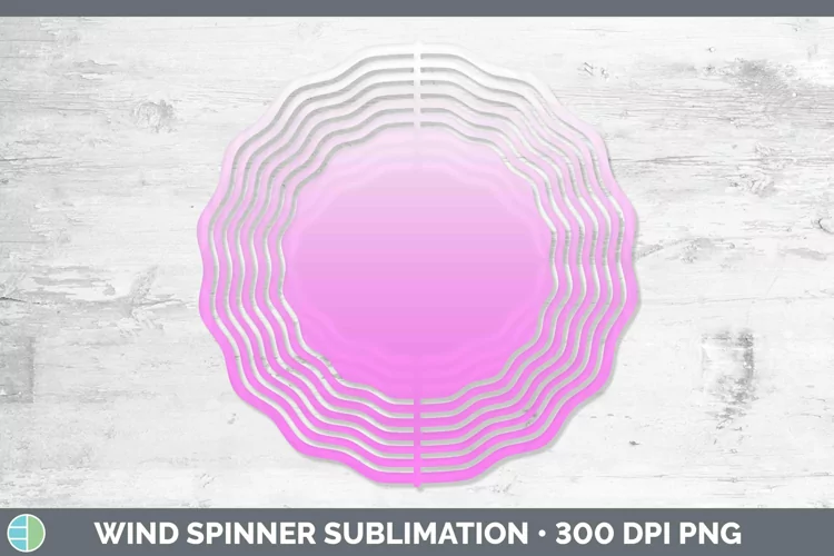 Ombre Berry Wind Spinner Sublimation Spinner Designs