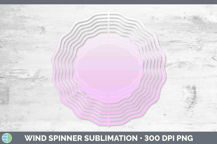 Ombre Berry Wind Spinner Sublimation Spinner Designs