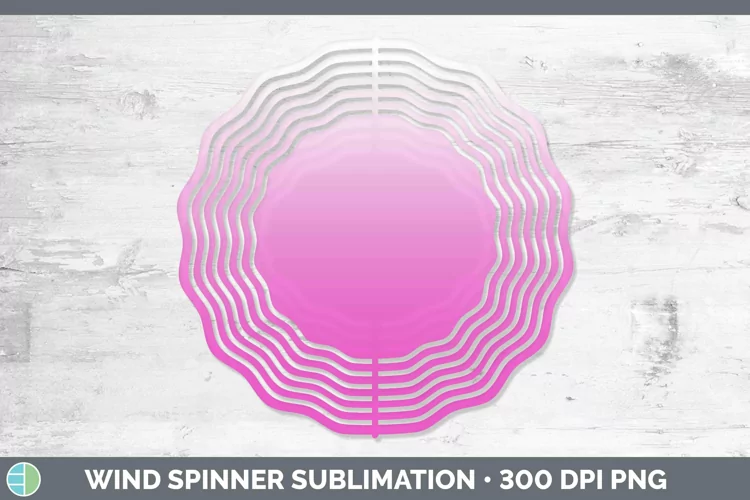 Ombre Berry Wind Spinner Sublimation Spinner Designs