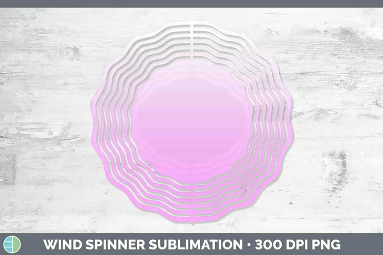 Ombre Berry Wind Spinner Sublimation Spinner Designs