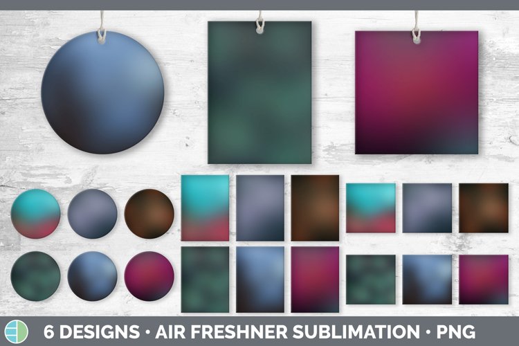 Ombre Air Freshener | Sublimation Designs Bundle