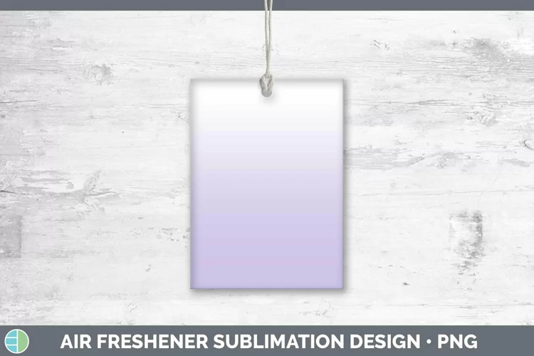 Ombre Deep Purple Air Freshener Sublimation Car Freshener De