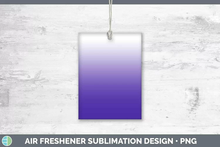 Ombre Deep Purple Air Freshener Sublimation Car Freshener De