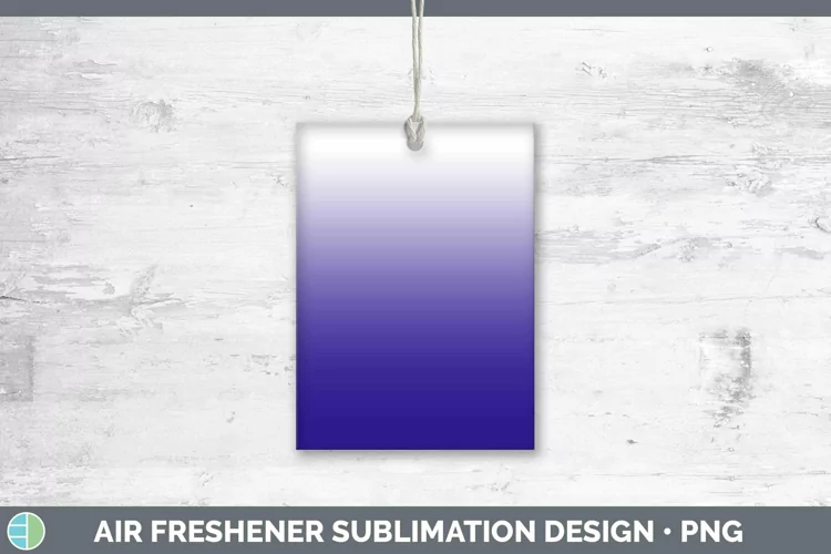 Ombre Deep Purple Air Freshener Sublimation Car Freshener De