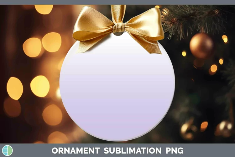 Ombre Deep Purple Ornament Sublimation Bauble Designs