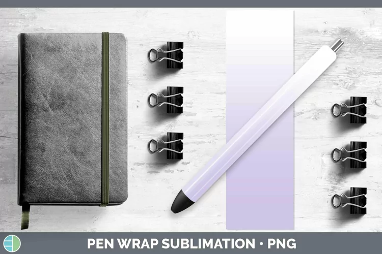 Ombre Deep Purple Pen Wrap Sublimation Epoxy Pen Designs