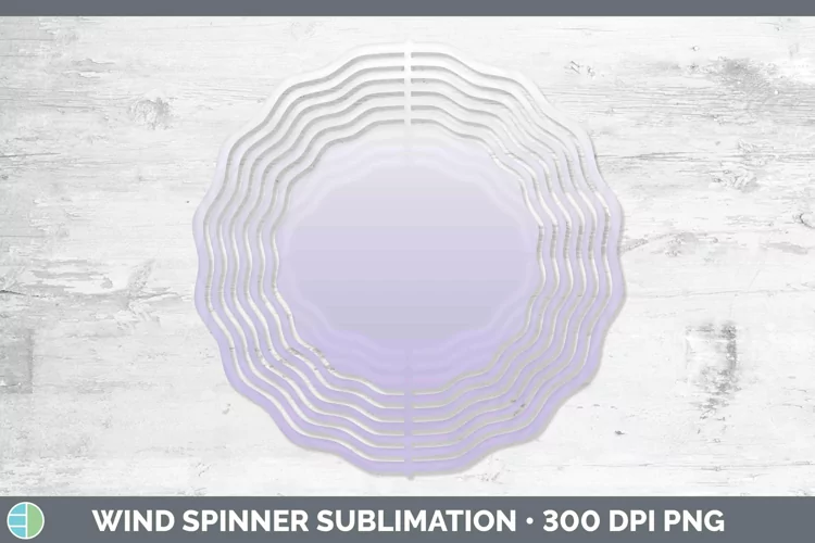 Ombre Deep Purple Wind Spinner Sublimation Spinner Designs