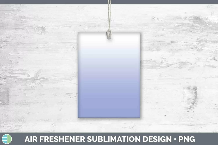 Ombre Indigo Air Freshener Sublimation Car Freshener Designs