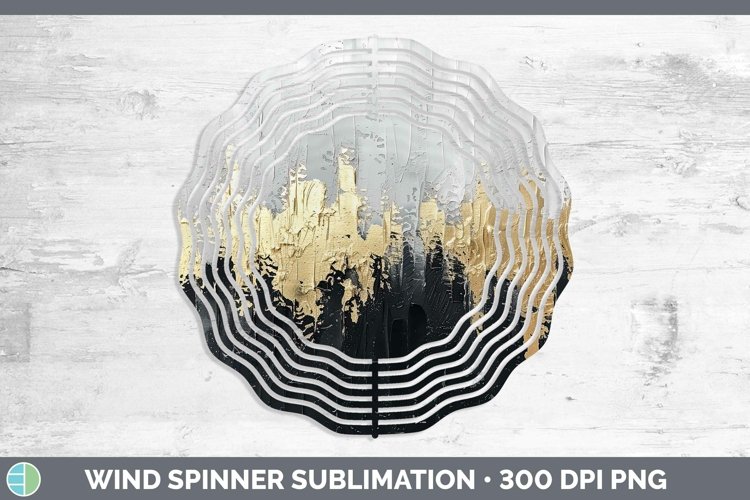 GorgeousOmbre Paint Wind Spinner design.