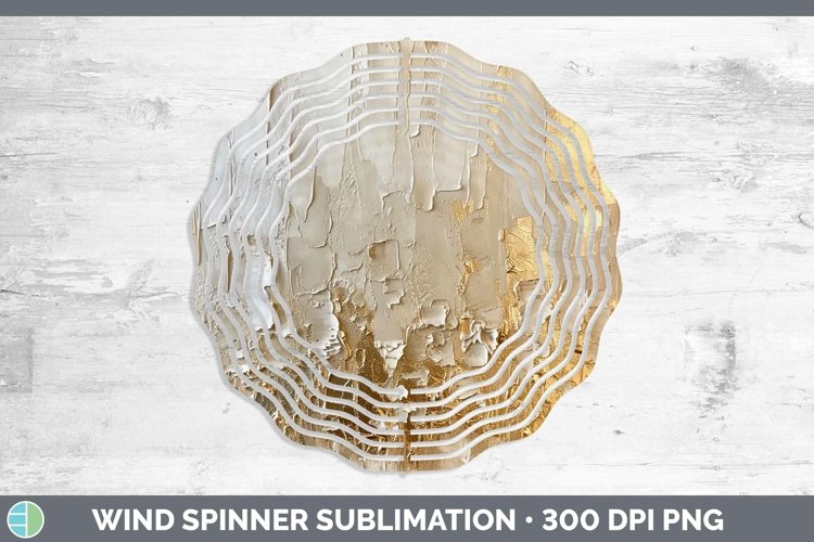 Ombre Paint Brown 01 Wind Spinner | Sublimation Spinner Desi