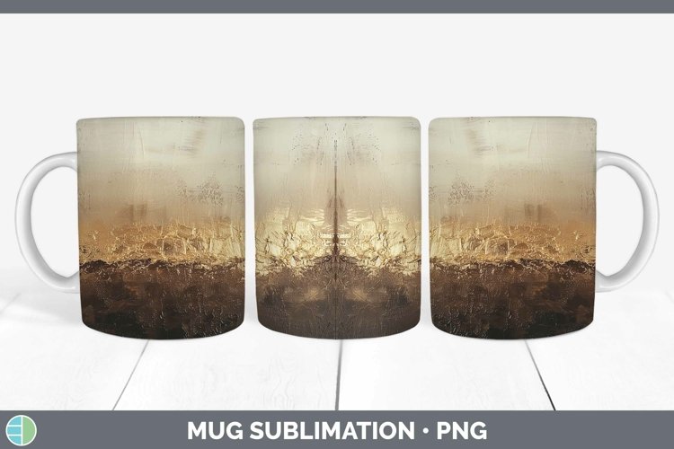 GorgeousOmbre Paint Mug Wrap design.