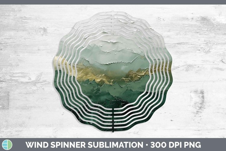 GorgeousOmbre Paint Wind Spinner design.