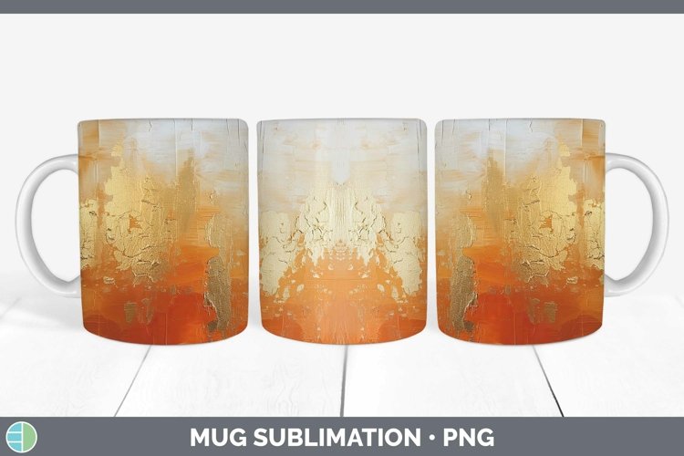 GorgeousOmbre Paint Mug Wrap design.