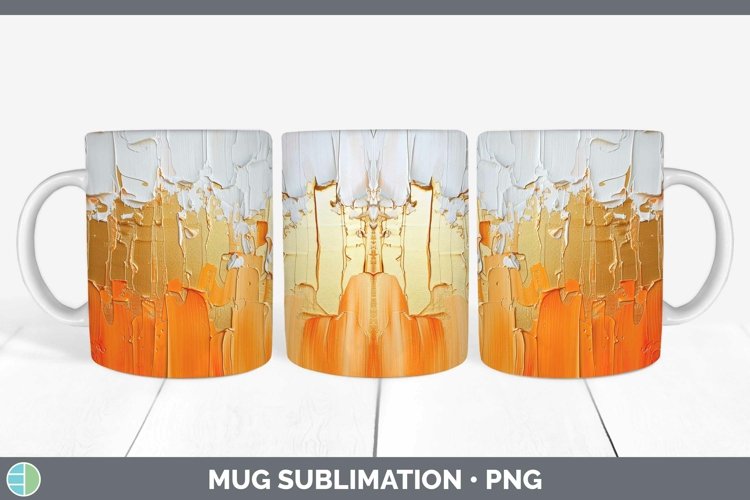 GorgeousOmbre Paint Mug Wrap design.