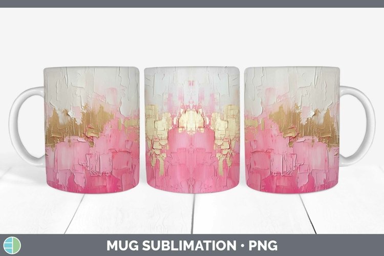 GorgeousOmbre Paint Mug Wrap design.