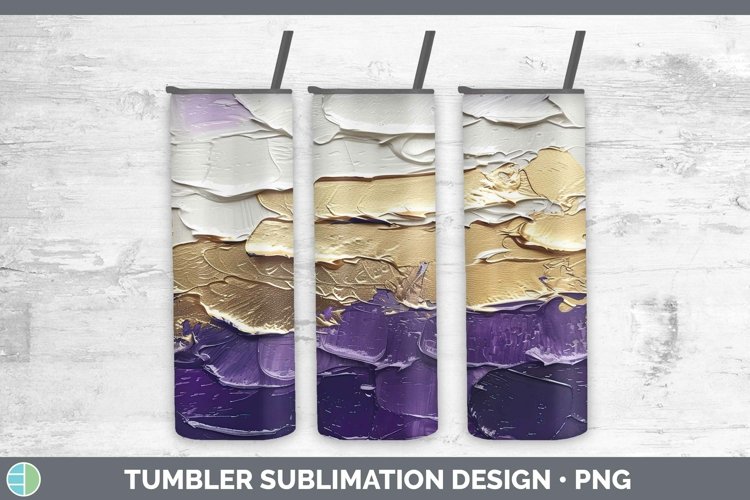 Ombre Paint Purple 01 Tumbler | Sublimation 20 oz Skinny Tum