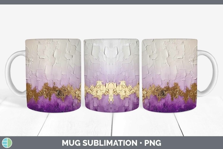 GorgeousOmbre Paint Mug Wrap design.
