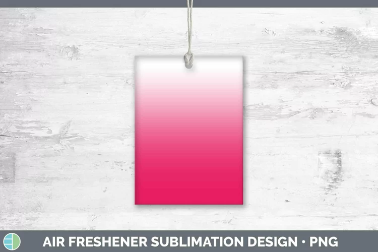 Ombre Pink Air Freshener Sublimation Car Freshener Designs