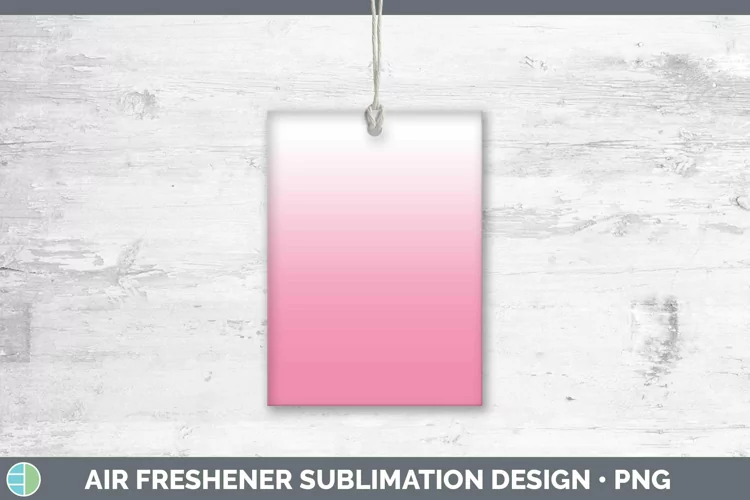 Ombre Pink Air Freshener Sublimation Car Freshener Designs