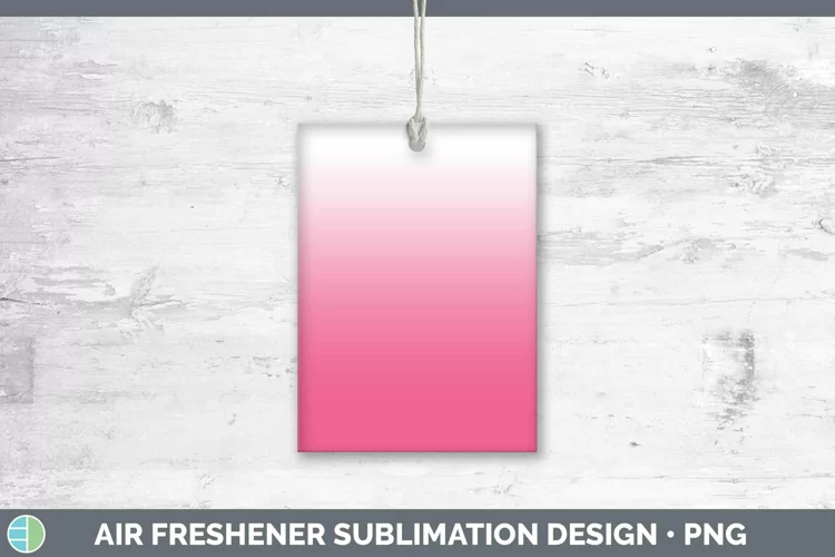 Ombre Pink Air Freshener Sublimation Car Freshener Designs