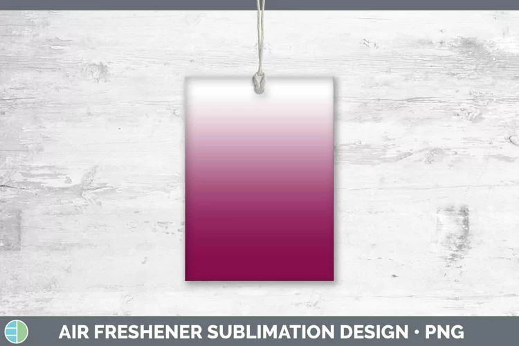 Ombre Pink Air Freshener Sublimation Car Freshener Designs