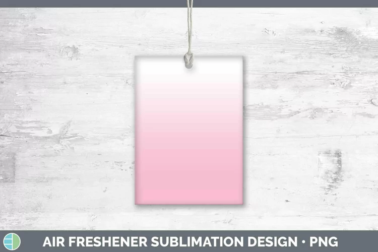 Ombre Pink Air Freshener Sublimation Car Freshener Designs