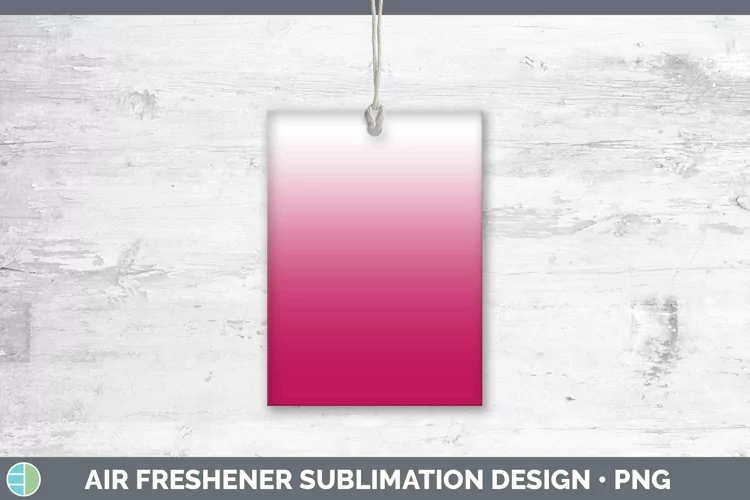 Ombre Pink Air Freshener Sublimation Car Freshener Designs