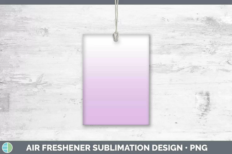 Ombre Purple Air Freshener Sublimation Car Freshener Designs