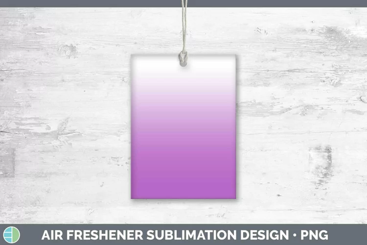 Ombre Purple Air Freshener Sublimation Car Freshener Designs