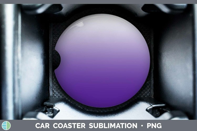 Ombre Purple Car Coaster Sublimation Coaster Designs