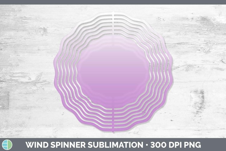 Ombre Purple Wind Spinner Sublimation Spinner Designs